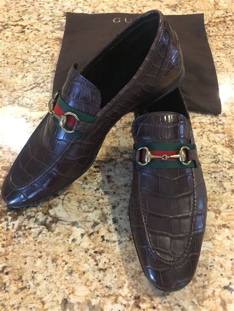 gucci crocodile shoes|authentic Gucci shoes for sale.